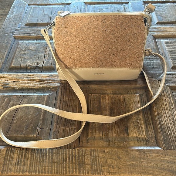 Pixie Mood Cork & Tan Crossbody Purse - Picture 1 of 5